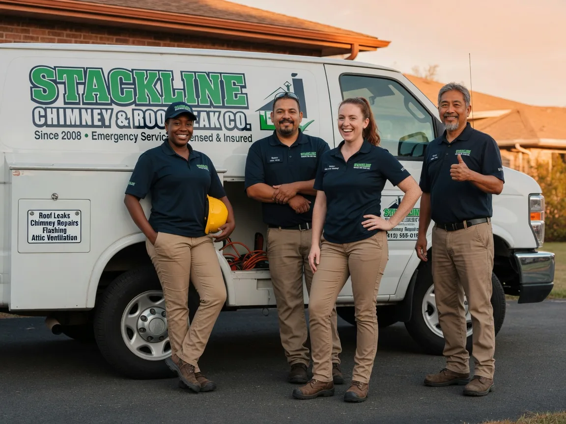 Chimney flashing repair company in Buffalo, TX